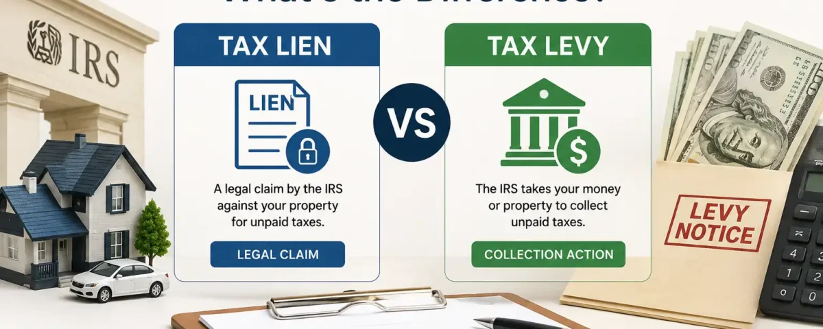 IRS Tax Levy vs Tax Lien